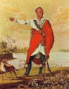 Oil portrait of Joseph Brant William Berczy